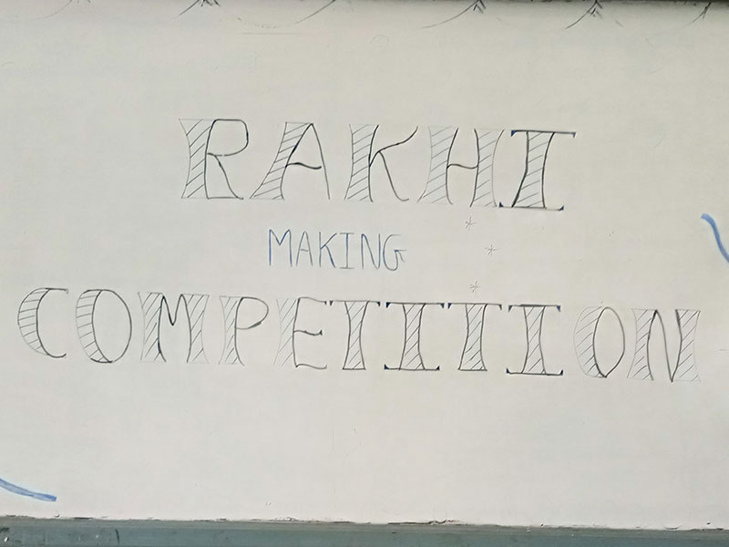 Rakhi Making Competition -  2018