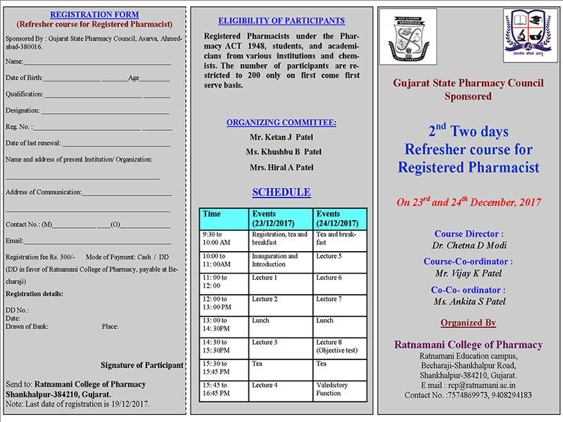 Brochure Second Refresher Course